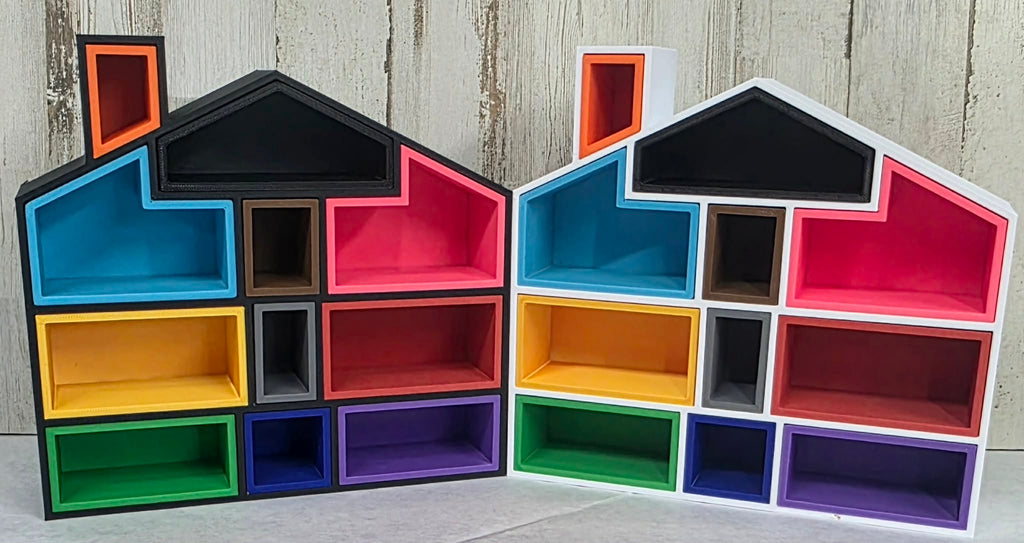 🫶Colorful House – Inspired Display Shelf 🫶