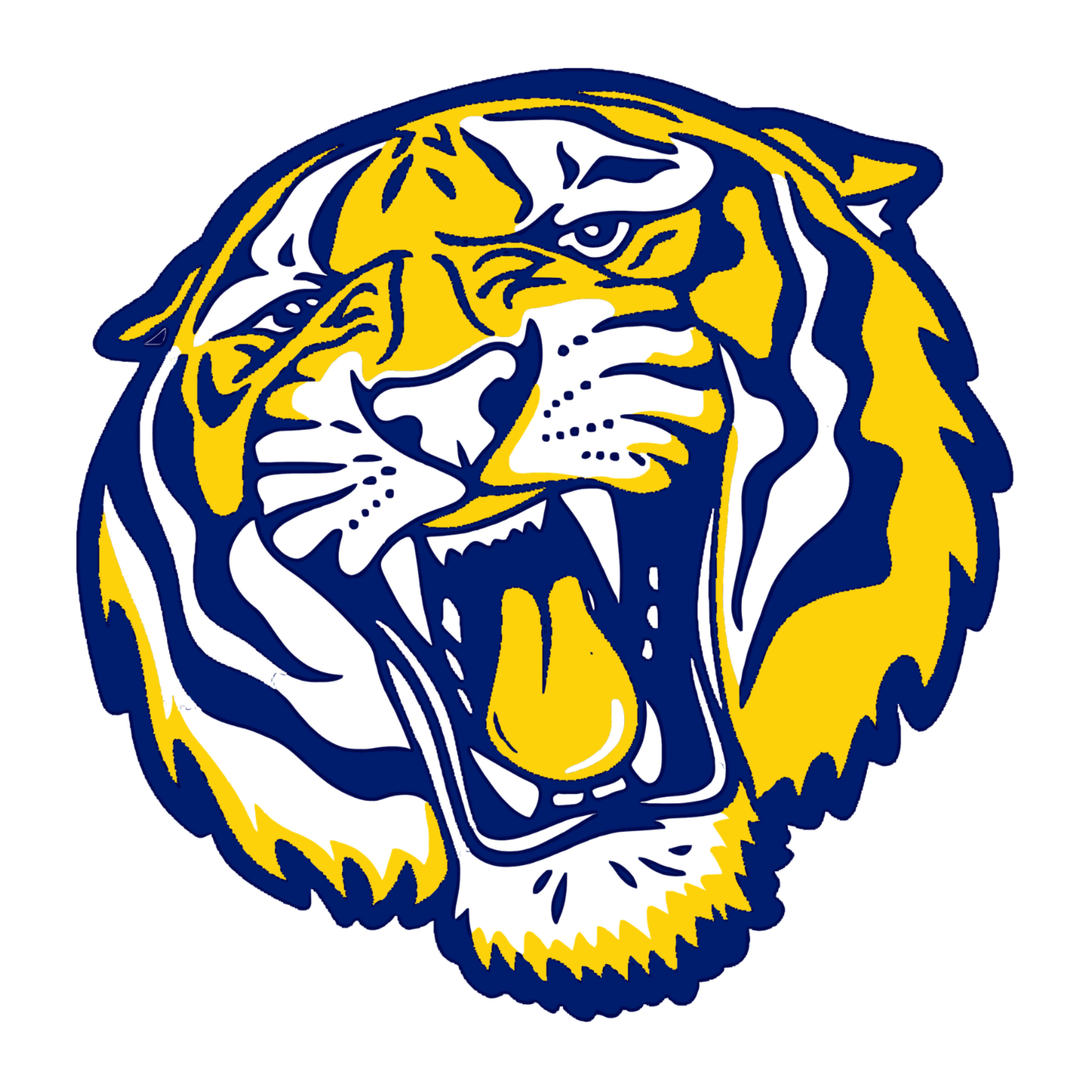 FULL FRONT TIGER HEAD