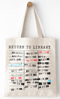 Return to the Library Tote Bag