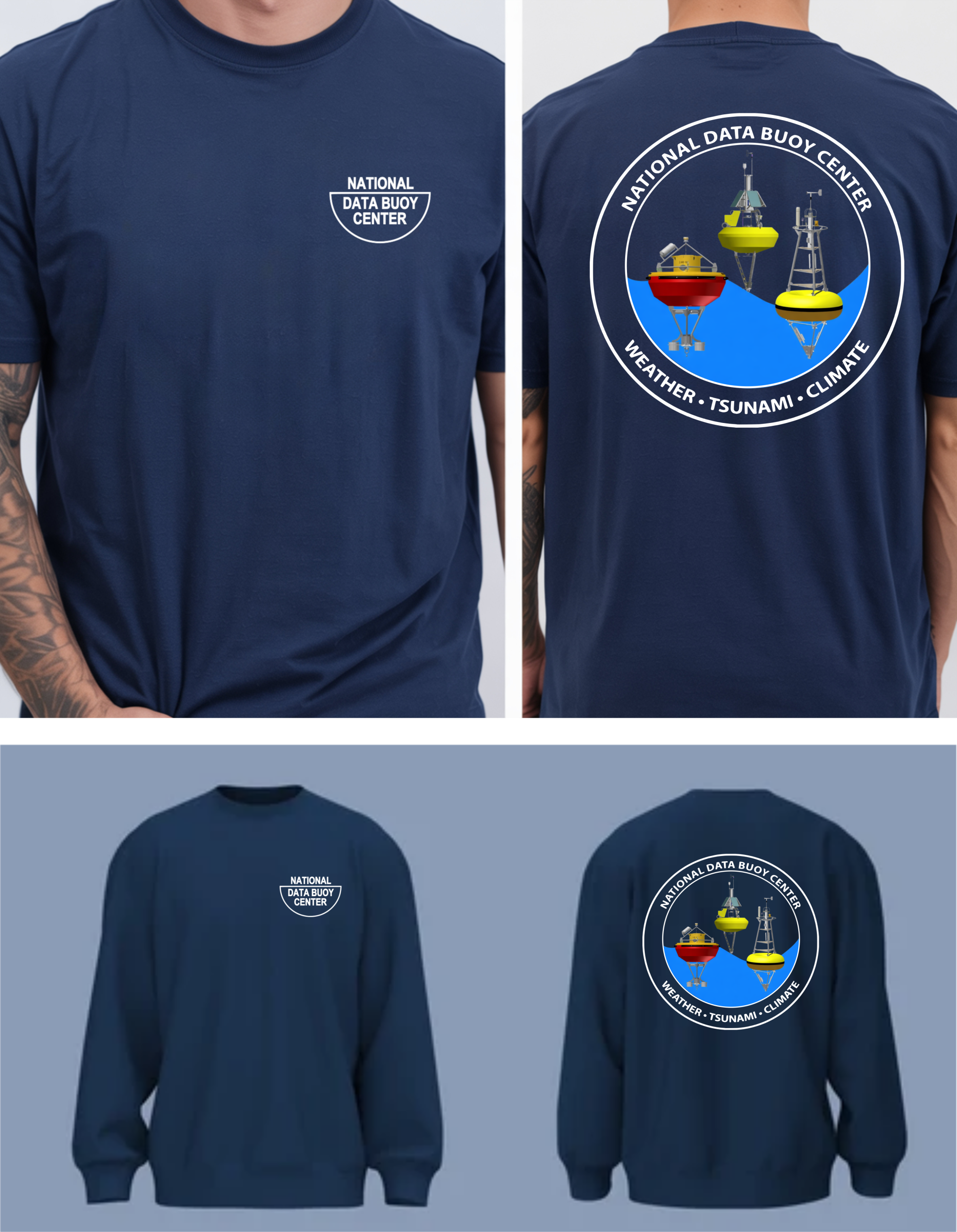 Navy NDBC White Front Logo