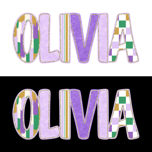 CUSTOM Mardi Gras Tees