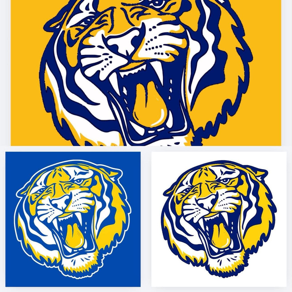 FULL FRONT TIGER HEAD