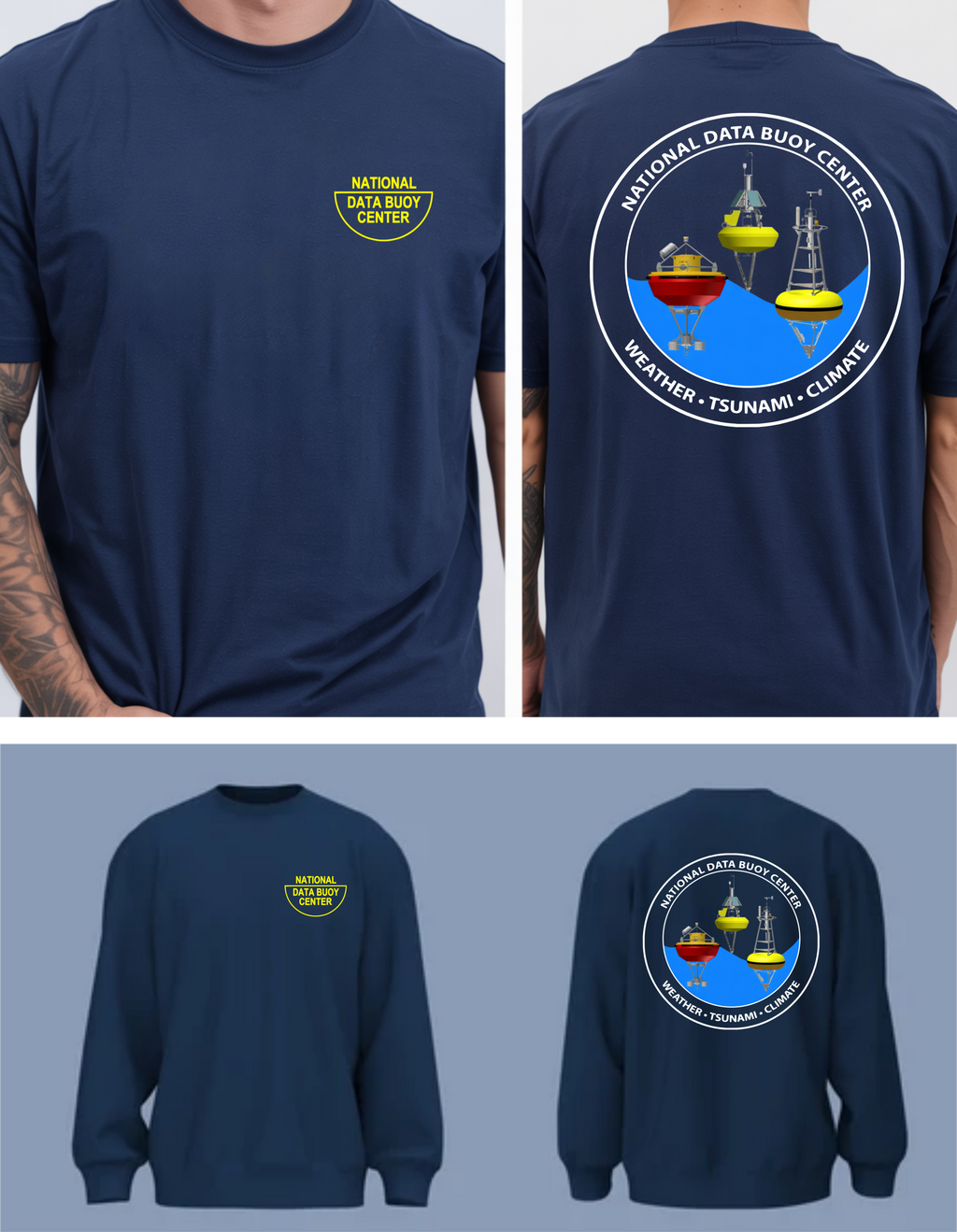 Navy NDBC Yellow Front Logo