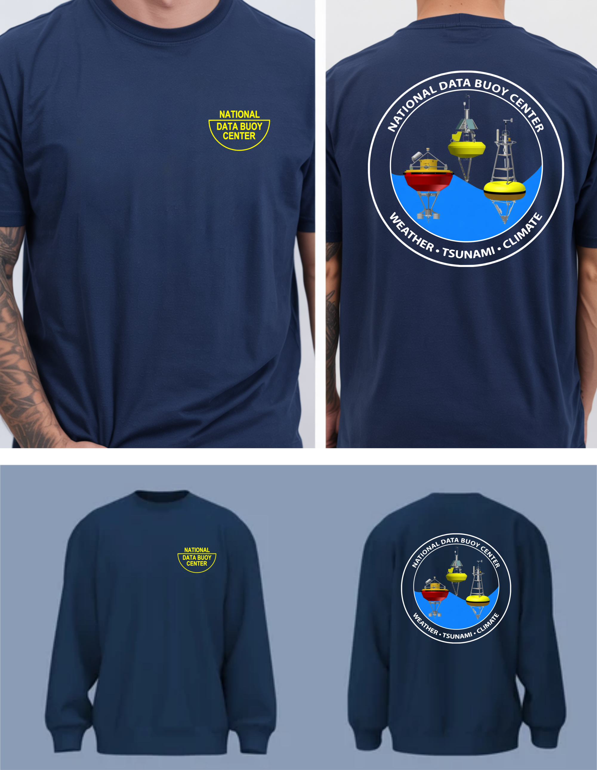Navy NDBC Yellow Front Logo